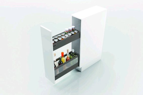 Комплект бутылочницы TANDEMBOX antaro (ширина 200, глубина 500мм), серый