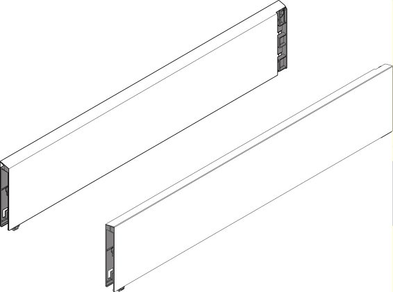 TANDEMBOX, BOXCAP 500мм, черн., комплект