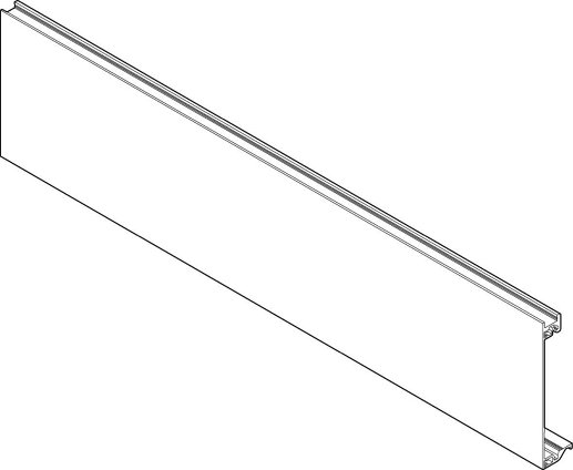 TANDEMBOX intivo, передняя панель под раскрой 1036мм, с пазом, белая