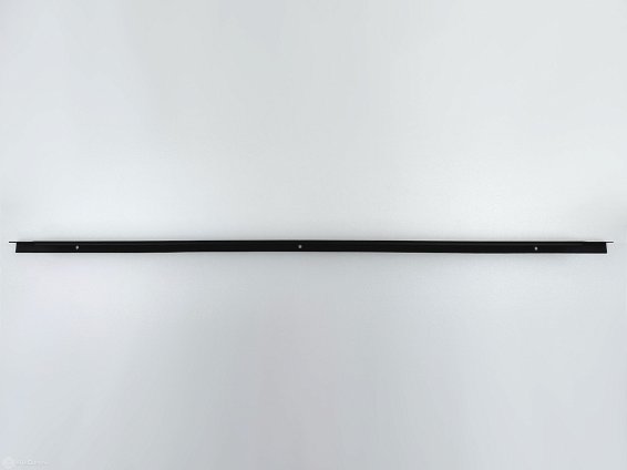 3204 торцевая мебельная ручка для фасадов 900 мм черный матовый