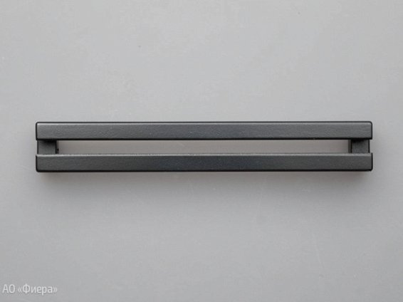 1291 мебельная ручка-скоба 160 мм черный матовый