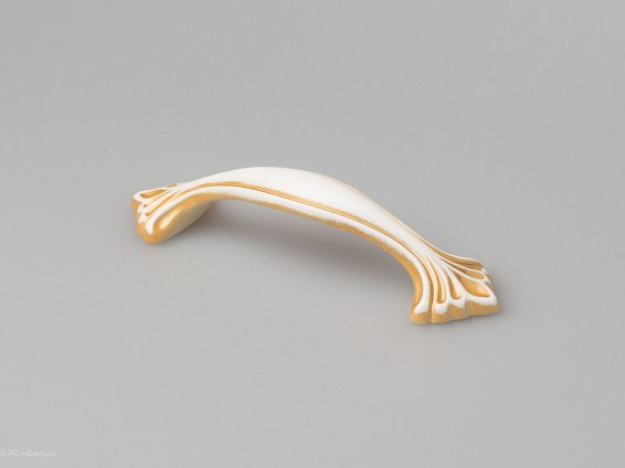 Fenice мебельная ручка-скоба 96 мм золото прованс