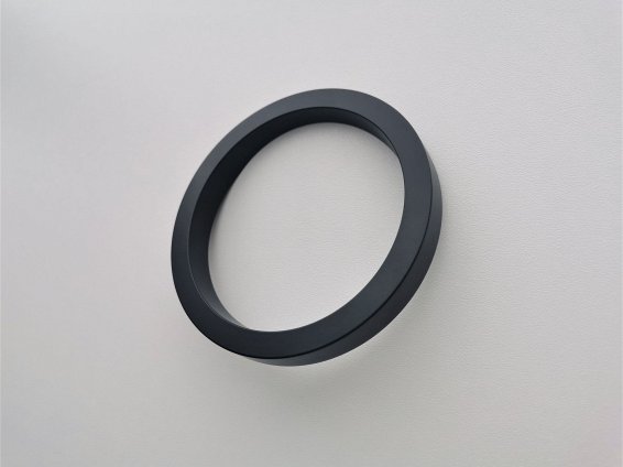 WMN317 ручка-кольцо 64 мм D100 мм черный матовый