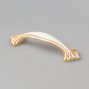 Fenice мебельная ручка-скоба 96 мм золото прованс