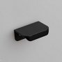 WMN450 торцевая мебельная ручка-профиль 50 мм черный матовый