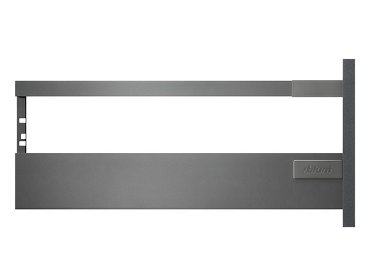 Ящик TANDEMBOX antaro TIP-ON BLUMOTION (высота B 160, глубина 350 мм, до 10-30 кг), крепление саморез, серый орион