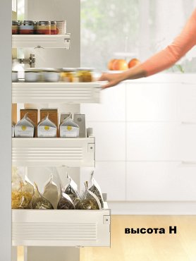 Внутренний ящик METABOX (высота H 150, глубина 400 мм) кремовый