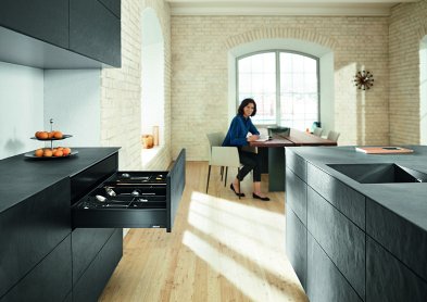 Ящик LEGRABOX pure (высота N 66,5, глубина 500 мм, до 70 кг), терра-черный