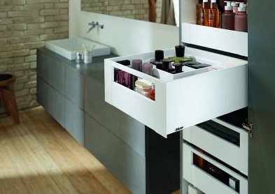 Внутренний ящик LEGRABOX pure (высота C 177, глубина 500 мм, до 70 кг), белый шелк