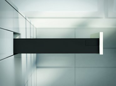 Ящик TANDEMBOX antaro с TIP-ON BLUMOTION (высота М 98,5, глубина 500 мм, вес ящика от 10 до 30 кг), крепление под саморезы, черный