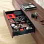 Ящик LEGRABOX pure TIP-ON BLUMOTION (высота M 90,5, глубина 400 мм, до 40 кг), для тонких фасадов, терра-черный